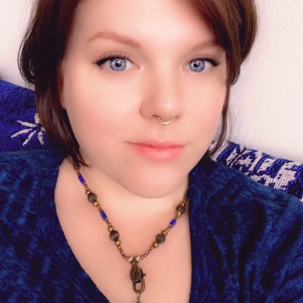 Septum ring 14k “Talia” 18 gauge clicker
